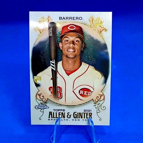 2021 Topps Allen & Ginter Chrome Jose Barrero Cincinnati Reds #247 - Picture 2 of 5